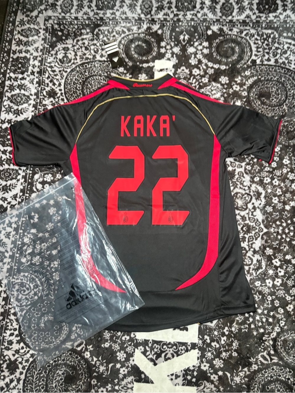 AC Milan Away Kaka #22 2006/07 UCL Final Jersey Men Size
